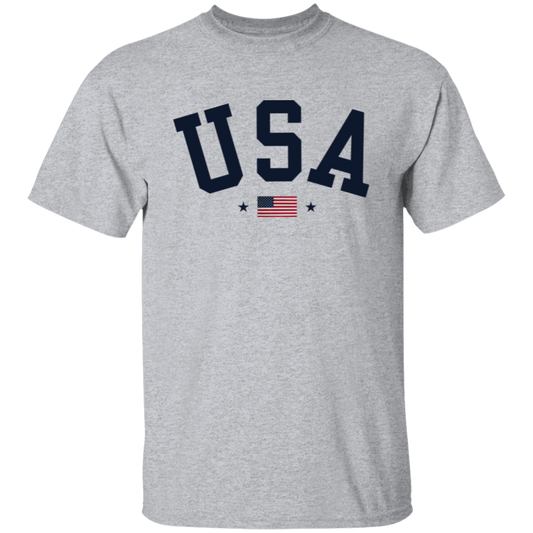 Heavyweight USA T-shirt (blue)